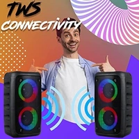 ZOOOK TWIN BLASTER 20W BLUETOOTH SPEAKER - Black