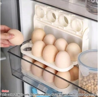 Neo Clean Plastic Foldable 3 Layer Egg Tray | 24 Pieces Egg Storage | Convenient For Refrigerator 