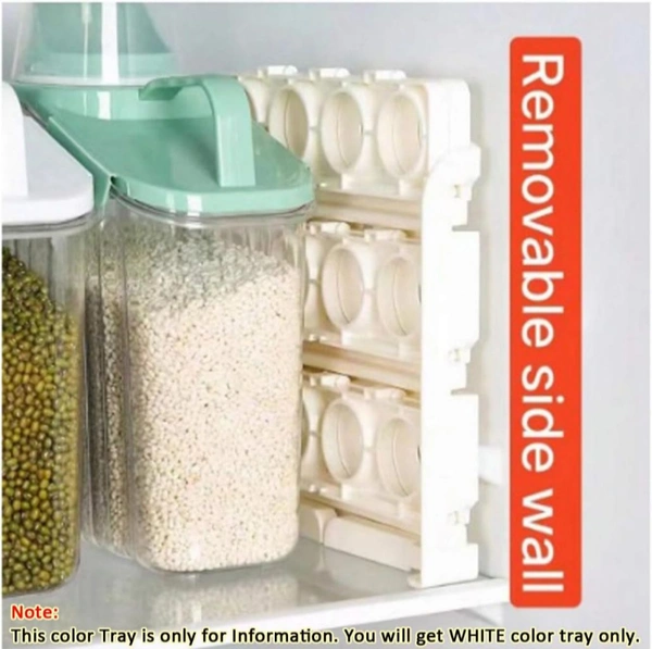 Neo Clean Plastic Foldable 3 Layer Egg Tray | 24 Pieces Egg Storage | Convenient For Refrigerator 