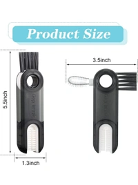 Neo Clean 3 In 1 Bottle Lid Cleaning Brush | Multipurpose Bottle Cap & Crevices Cleaning Brush