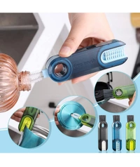 Neo Clean 3 In 1 Bottle Lid Cleaning Brush | Multipurpose Bottle Cap & Crevices Cleaning Brush