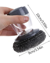 Neo Clean 2 In 1 Soap Dispenser Dish Scrubber | Liquid Soap Dispensing Dish Washing Scrubber 