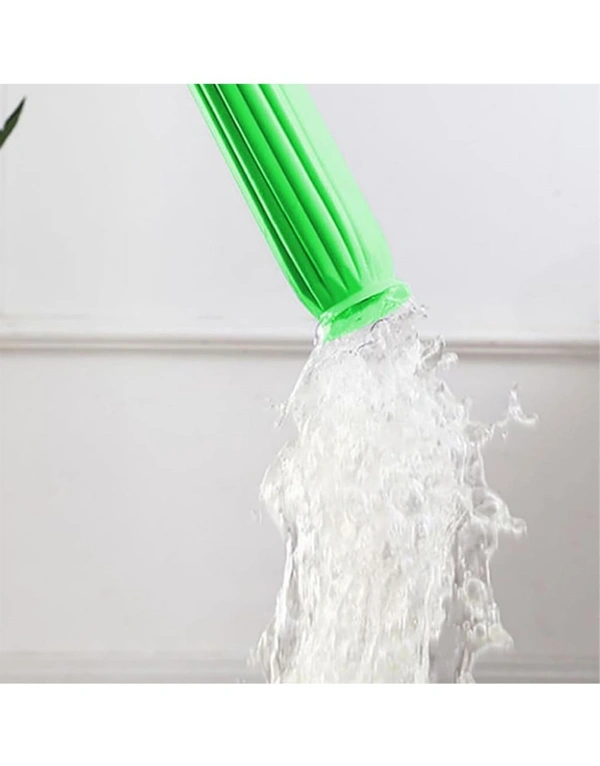 Neo Clean 2-in-1 Self-Wringing Microfiber Floor Cleaning Mop | 360° Rotatable Adjustable Mop for Wet & Dry Use | Bathroom, Home, Office, Outdoor Cleaning (Green)