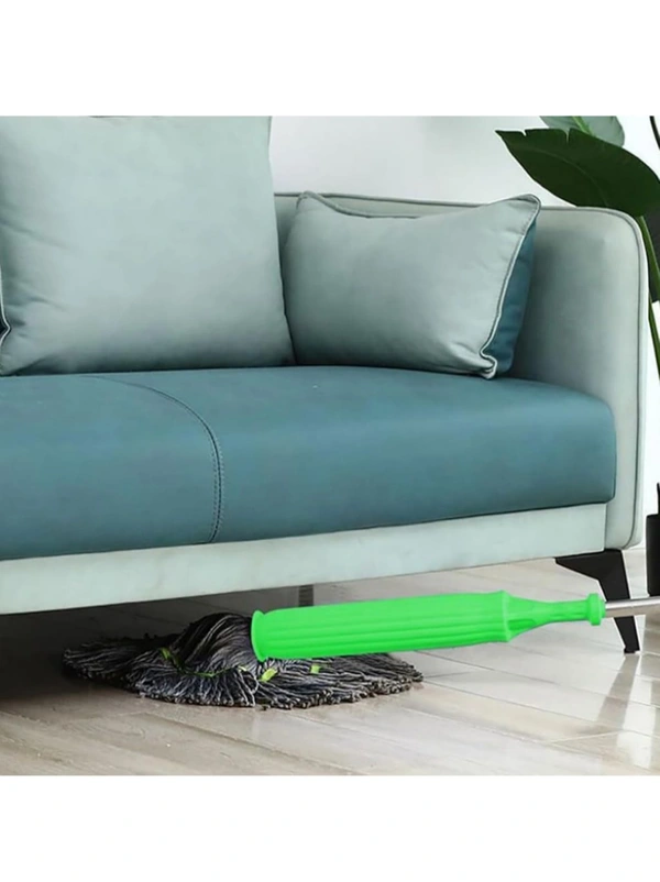 Neo Clean 2-in-1 Self-Wringing Microfiber Floor Cleaning Mop | 360° Rotatable Adjustable Mop for Wet & Dry Use | Bathroom, Home, Office, Outdoor Cleaning (Green)