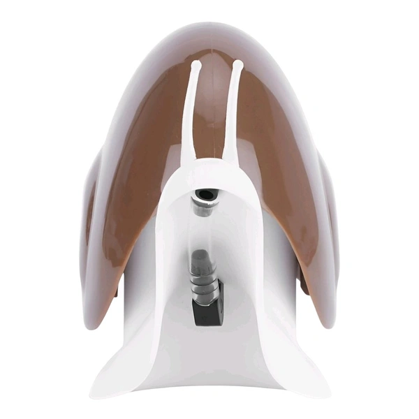 Neo Clean Snail-Shape Liquid Soap Dispenser 200ml – Portable Hand Wash Pump, Push-Type Shampoo Dispenser for Home, Plastic, Brown (Pack of 1)