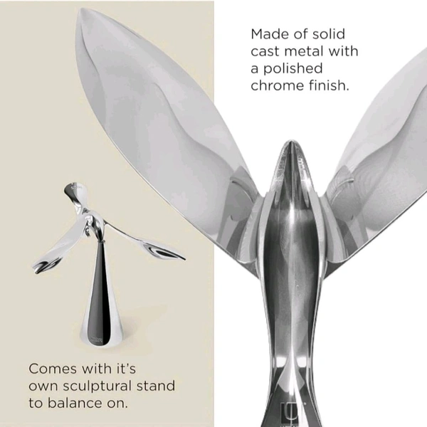 Neo Clean Premium Zinc Alloy Balancing Bird Bottle Opener – Unique 360° Rotating Design, Polished Silver Finish, Durable & Stylish Bar Accessory for Home, Kitchen, and Parties