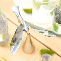 Neo Clean Premium Zinc Alloy Balancing Bird Bottle Opener – Unique 360° Rotating Design, Polished Silver Finish, Durable & Stylish Bar Accessory for Home, Kitchen, and Parties