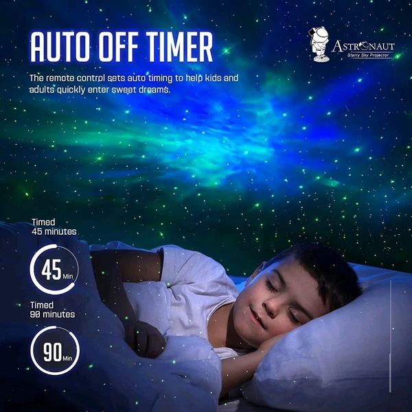 Neo Clean Astronaut Galaxy Projector with Remote Control – 360° Adjustable Nebula Night Light with Timer, Ideal for Kids, Adults, Bedrooms, Gaming Rooms, Parties, and Gifts (Corded Electric)