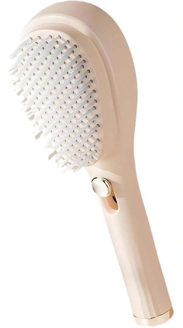 Neo Clean Retractable Hair Brush with Self-Cleaning Bristles – Ergonomic Handle, Anti-Static, Telescopic Design for All Hair Types and Wigs, One-Click Hair Comb for Men and Women (Random Colour)
