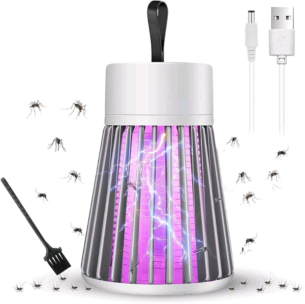Neo Clean Portable Electronic LED Mosquito Killer Lamp Trap, Indoor/Outdoor Bug Zapper for Home and Garden (White)