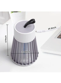 Neo Clean Portable Electronic LED Mosquito Killer Lamp Trap, Indoor/Outdoor Bug Zapper for Home and Garden (White)