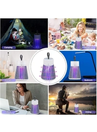 Neo Clean Portable Electronic LED Mosquito Killer Lamp Trap, Indoor/Outdoor Bug Zapper for Home and Garden (White)