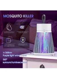 Neo Clean Portable Electronic LED Mosquito Killer Lamp Trap, Indoor/Outdoor Bug Zapper for Home and Garden (White)