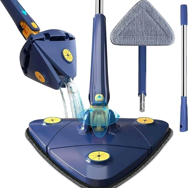Neo Clean 360° Rotatable Triangle Mop - Multi-Functional Long-Handled Triangle Mop for Cleaning Floors, Windows, and Ceilings