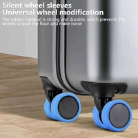 Neo Clean Travel Luggage Wheel Cover, Luggage Wheels Protection Covers, Silicone Suitcase Wheel Covers, Wheel Protector, Shock-Proof, Anti-Scratch, for Protecting Suitcase Wheels, Noise Reduction (Random Colours, 8 Pieces)
