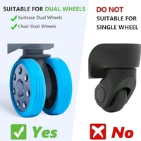 Neo Clean Travel Luggage Wheel Cover, Luggage Wheels Protection Covers, Silicone Suitcase Wheel Covers, Wheel Protector, Shock-Proof, Anti-Scratch, for Protecting Suitcase Wheels, Noise Reduction (Random Colours, 8 Pieces)