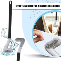 Neo Clean Golf Shape Silicone Toilet Brush Set with Wall Hook – Anti-Drip, Long Handle, Quick Cleaning for Western & Indian Toilets (Pack of 2)