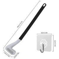 Neo Clean Golf Shape Silicone Toilet Brush Set with Wall Hook – Anti-Drip, Long Handle, Quick Cleaning for Western & Indian Toilets (Pack of 2)