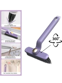 Neo Clean 2 In 1 Gap Cleaning Brush - Multi-Purpose 360° Rotating Crevice Cleaner for Bathroom, Kitchen Tiles, Window Slots & Dead Corners - No Hard Bristles