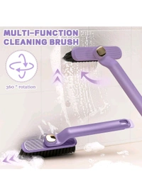 Neo Clean 2 In 1 Gap Cleaning Brush - Multi-Purpose 360° Rotating Crevice Cleaner for Bathroom, Kitchen Tiles, Window Slots & Dead Corners - No Hard Bristles