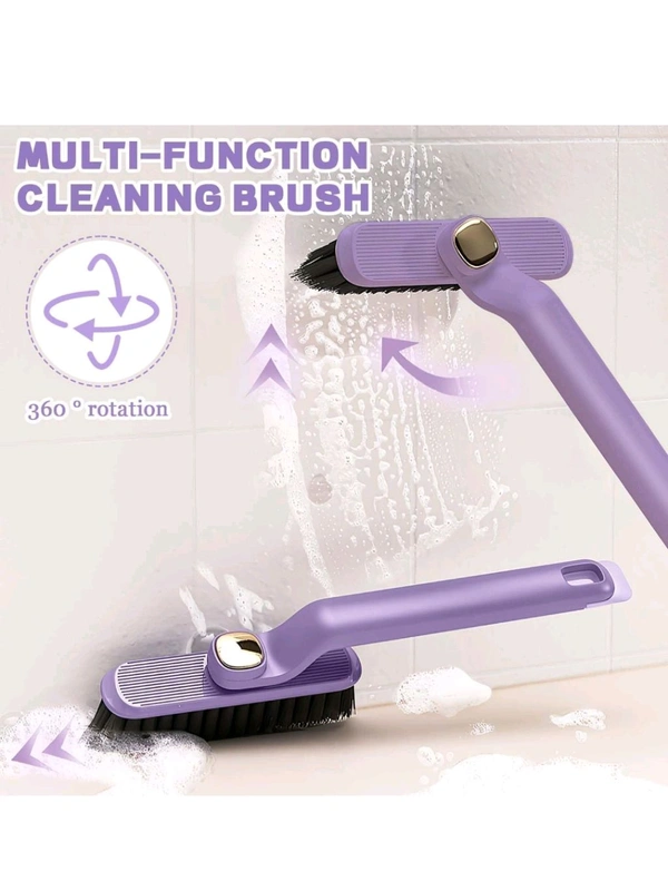 Neo Clean 2 In 1 Gap Cleaning Brush - Multi-Purpose 360° Rotating Crevice Cleaner for Bathroom, Kitchen Tiles, Window Slots & Dead Corners - No Hard Bristles