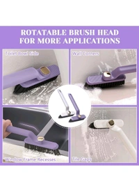 Neo Clean 2 In 1 Gap Cleaning Brush - Multi-Purpose 360° Rotating Crevice Cleaner for Bathroom, Kitchen Tiles, Window Slots & Dead Corners - No Hard Bristles