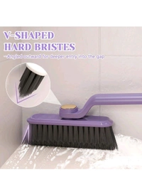 Neo Clean 2 In 1 Gap Cleaning Brush - Multi-Purpose 360° Rotating Crevice Cleaner for Bathroom, Kitchen Tiles, Window Slots & Dead Corners - No Hard Bristles