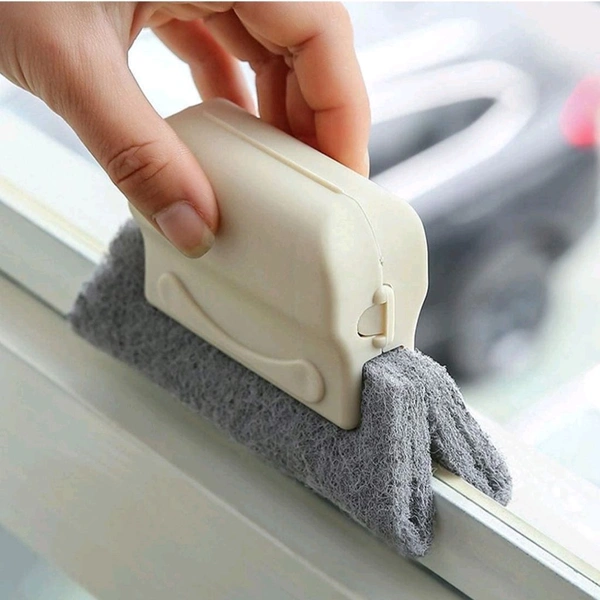Neo Clean Plastic Window Groove Cleaning Brush - Handheld Slot Cleaner Tool for Magic Window Frames & Slides, Quickly Cleans Gaps & Grooves (Pack Of 3)