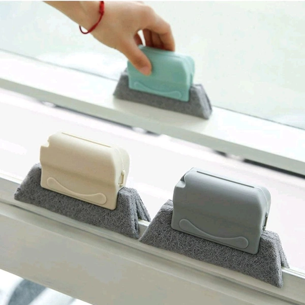 Neo Clean Plastic Window Groove Cleaning Brush - Handheld Slot Cleaner Tool for Magic Window Frames & Slides, Quickly Cleans Gaps & Grooves (Pack Of 3)