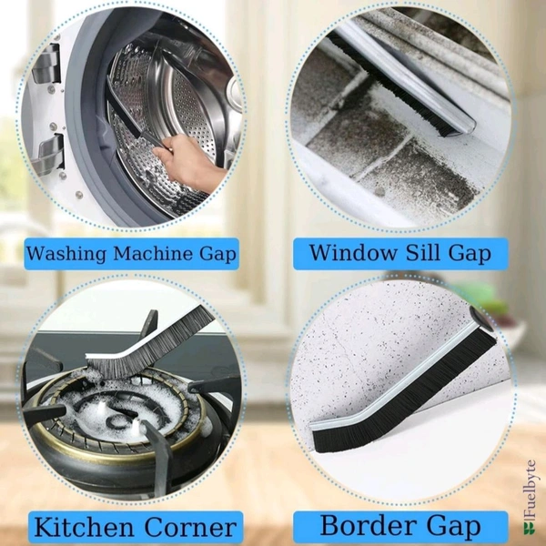 Neo Clean Mini Gap Cleaning Brush with Hard Bristles – Multipurpose Crevice Cleaner for Bathroom, Kitchen, Tiles, Toilet & Windows – Dead Corner Deep Cleaning Tool (Pack of 4)