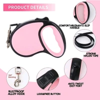 Neo Clean 5M Retractable Dog Leash, Non-Slip Pet Walking Lead with Anti-Rust Rotating Hook – Durable Extending Leash for Small Dogs, Cats, Outdoor Running, Camping, Hiking – Up to 50KG, Multicolour
