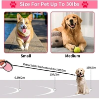 Neo Clean 5M Retractable Dog Leash, Non-Slip Pet Walking Lead with Anti-Rust Rotating Hook – Durable Extending Leash for Small Dogs, Cats, Outdoor Running, Camping, Hiking – Up to 50KG, Multicolour