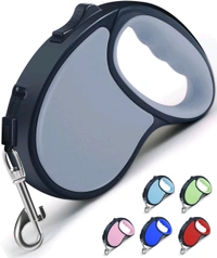 Neo Clean 5M Retractable Dog Leash, Non-Slip Pet Walking Lead with Anti-Rust Rotating Hook – Durable Extending Leash for Small Dogs, Cats, Outdoor Running, Camping, Hiking – Up to 50KG, Multicolour
