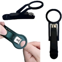 Neo Clean Magnifying Nail Cutter with 3X Zoom Lens | Stainless Steel Precision Nail Clipper for Fingernails & Toenails | Professional Nail Care Tool for Seniors, Adults & Enhanced Visibility