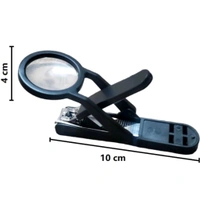 Neo Clean Magnifying Nail Cutter with 3X Zoom Lens | Stainless Steel Precision Nail Clipper for Fingernails & Toenails | Professional Nail Care Tool for Seniors, Adults & Enhanced Visibility