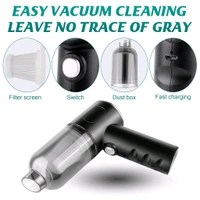 Neo Clean 3-in-1 Portable USB Rechargeable Wireless Car Vacuum Cleaner with Blower | Handheld Vacuum for Car, Travel, Camping – Reusable & Compact