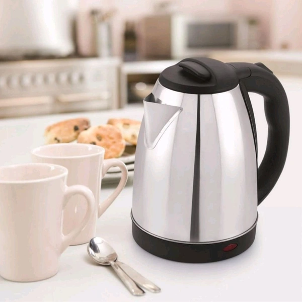 New Scarlett Stainless Steel Electric Kettle - Automatic Multipurpose Tea Coffee Maker, Milk Boiler & Water Heater (1500 Watt, 2 Lit)