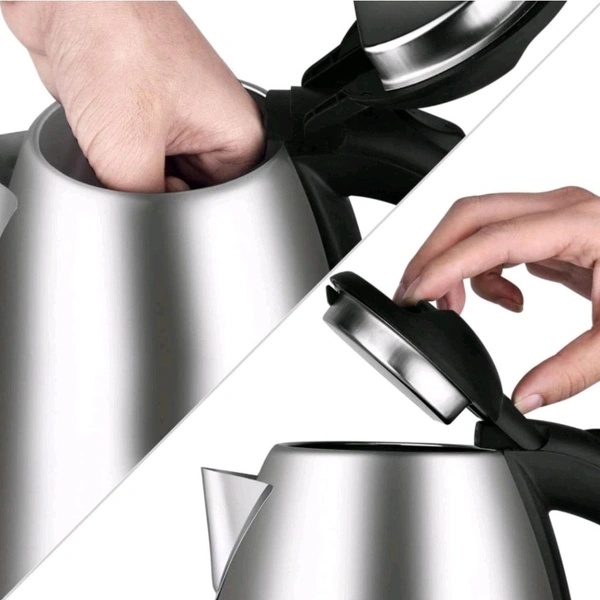 New Scarlett Stainless Steel Electric Kettle - Automatic Multipurpose Tea Coffee Maker, Milk Boiler & Water Heater (1500 Watt, 2 Lit)