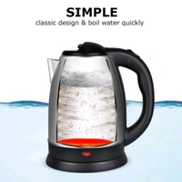 New Scarlett Stainless Steel Electric Kettle - Automatic Multipurpose Tea Coffee Maker, Milk Boiler & Water Heater (1500 Watt, 2 Lit)