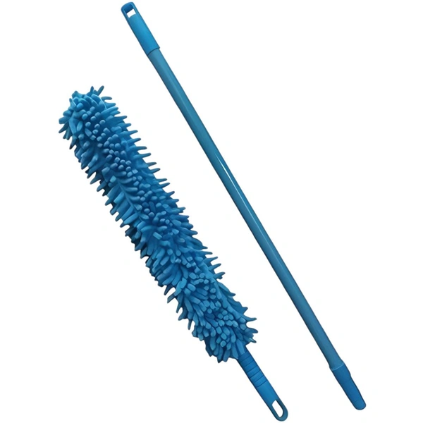 Neo Clean Foldable Microfiber Fan Cleaning Duster with Steel Body | Flexible Fan Mop for Quick Home, Kitchen, Car, Ceiling, and Office Dusting | Long Rod Fan Cleaner Brush for Easy Cleaning