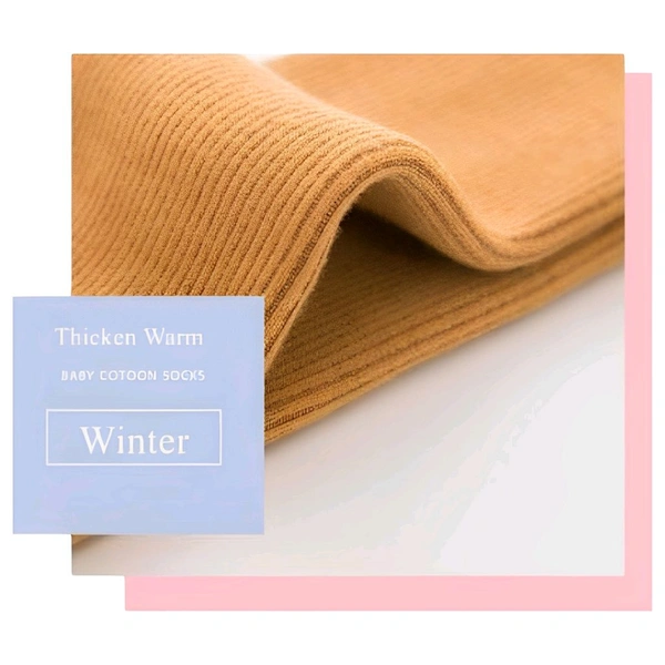 Neo Clean Soft Velvet Fleece Winter Socks for Women - Warm, Stretchable Ankle-Length Thumb Slipper Socks (Pack of 3, Random Colors)