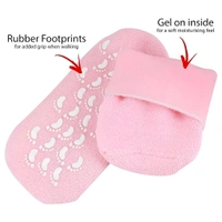Neo Clean Silicone Heel Socks for Cracked Feet - Moisturizing Spa Gel Socks with Vitamin E & Natural Oils for Women & Men | Repair Dry Cracked Heels & Soften Skin (1 Pair, Random Colour)