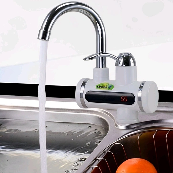 Neo Clean Instant Water Heater Faucet for Bathroom & Kitchen - Tankless Instant Hot Water Tap with LED Digital Display, Adjustable Temperature Control, Energy-Efficient Heating Geyser