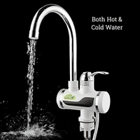 Neo Clean Instant Water Heater Faucet for Bathroom & Kitchen - Tankless Instant Hot Water Tap with LED Digital Display, Adjustable Temperature Control, Energy-Efficient Heating Geyser