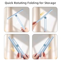 Neo Clean Foldable 360° Rotatable Window Wiper & Scraper - Silicone Squeegee Cleaner for Windows, Tiles, Mirrors, Car Windshields, Bathroom & Countertops