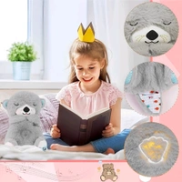 Neo Clean Glowing Soothing Sound Sleep Otter | Baby Sleep Aid with Music, Lights & Breathing Teddy Bear Design | Educational Musical Toy for Babies