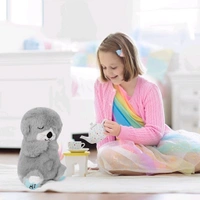 Neo Clean Glowing Soothing Sound Sleep Otter | Baby Sleep Aid with Music, Lights & Breathing Teddy Bear Design | Educational Musical Toy for Babies