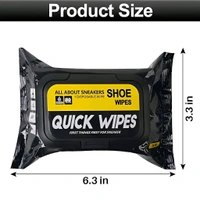 Neo Clean Portable Sneaker & Shoe Cleaning Wipes - Pack of 80 | Quick Dirt & Stain Remover for All Footwear Materials | Disposable & Travel-Friendly