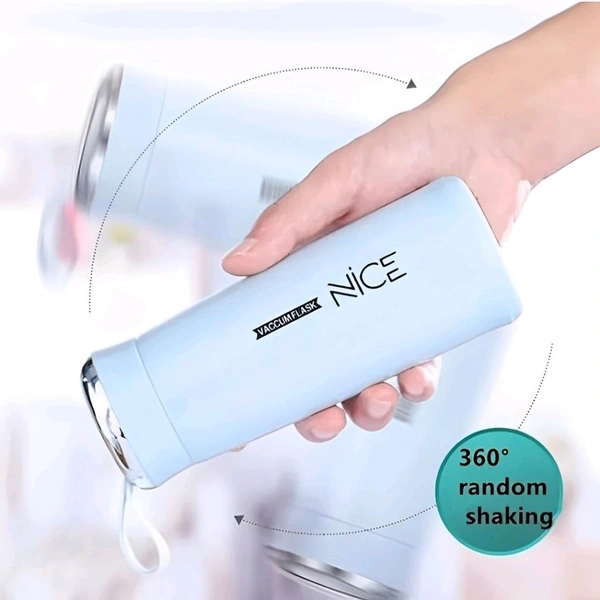 Neo Clean Large 32 Oz 400ml Glossy Glass Water Bottle with Inner Glass, Multicolour Design - Premium Nice Water Bottle (Buy 1, Get 1 Free)