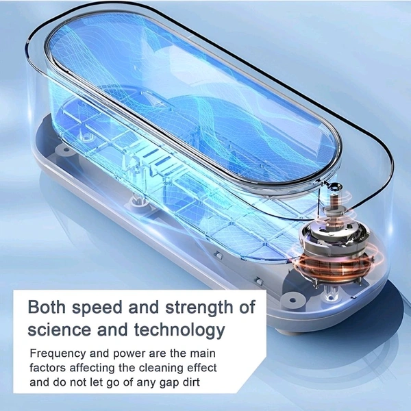 Neo Clean Ultrasonic Jewellery and Glasses Cleaner Machine – 360° Professional Low Noise USB Portable Cleaning Device for Jewellery, Glasses, Watches, and More